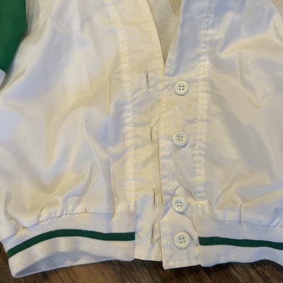 Vintage Lady Footlocker white with free accent stripe button jacket - Picture 5 of 6